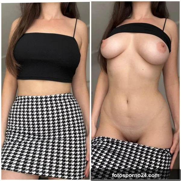 Black, white and nude